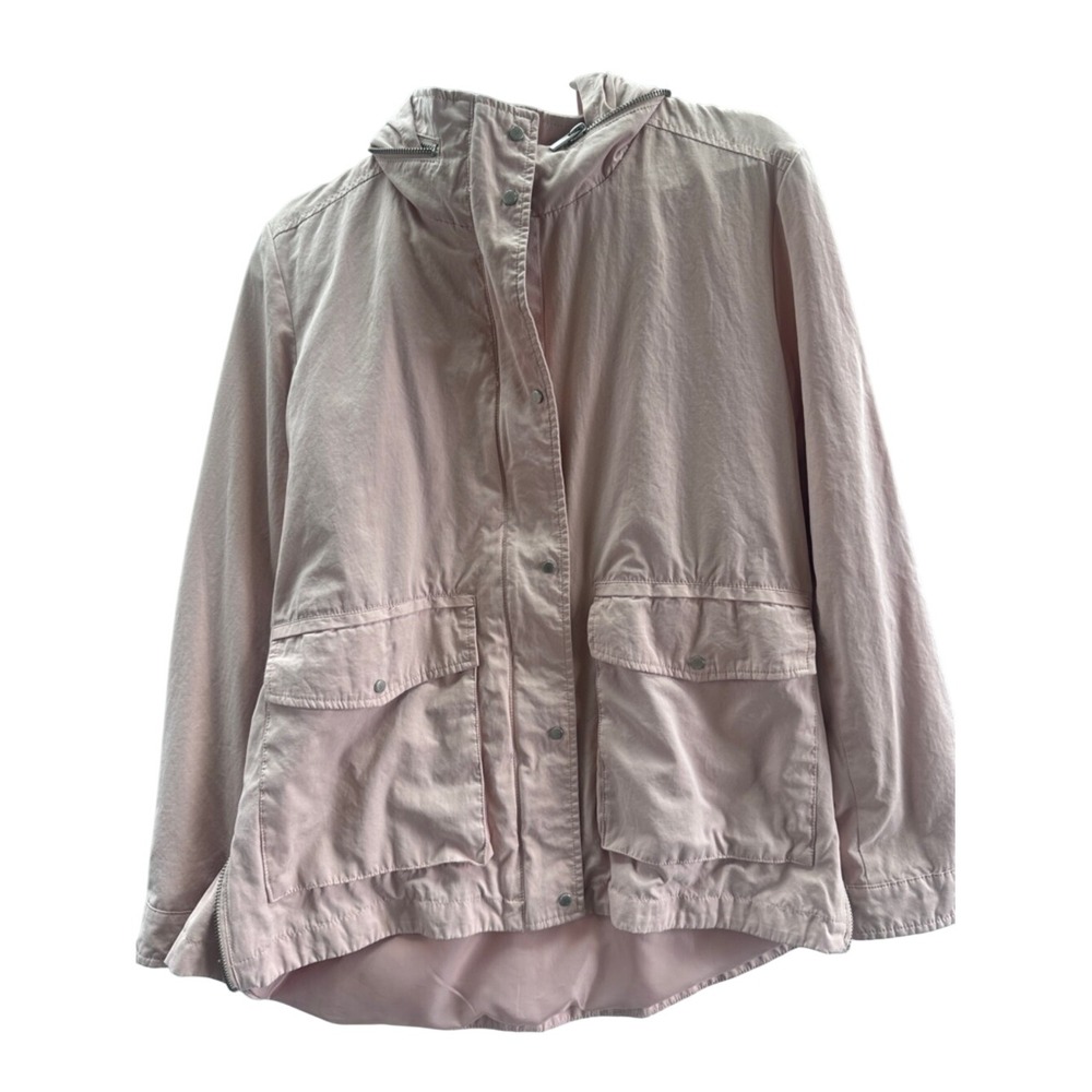 Forever 21 Pale Pink‎ Hooded Utility Jacket